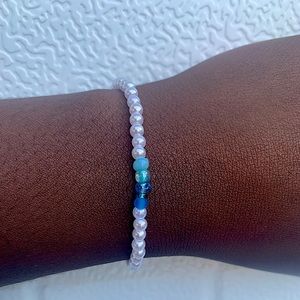 Pearl and Glass Seed Bead Bracelet